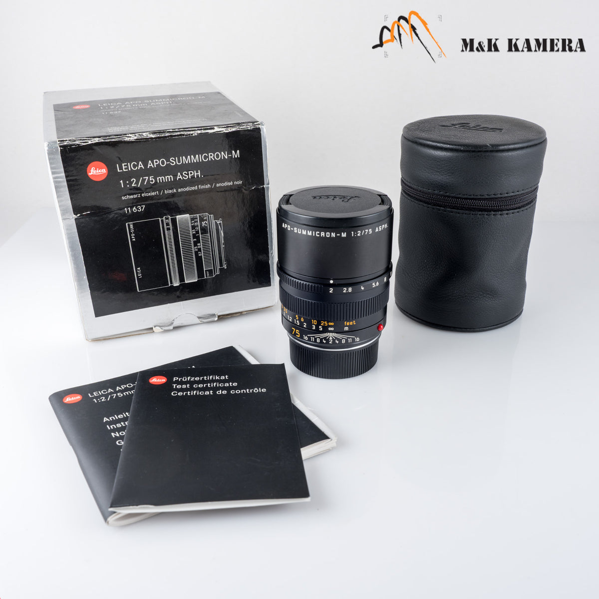 Leica APO-Summicron-M 75mm/F2.0 ASPH Lens Yr.2007 Germany 11637 #88762