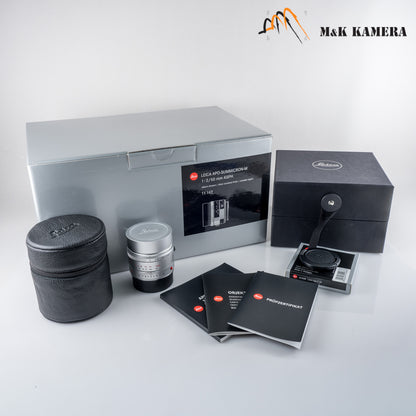 Leica APO-Summicron-M 50mm/F2.0 Silver Lens Germany 11142 #88928