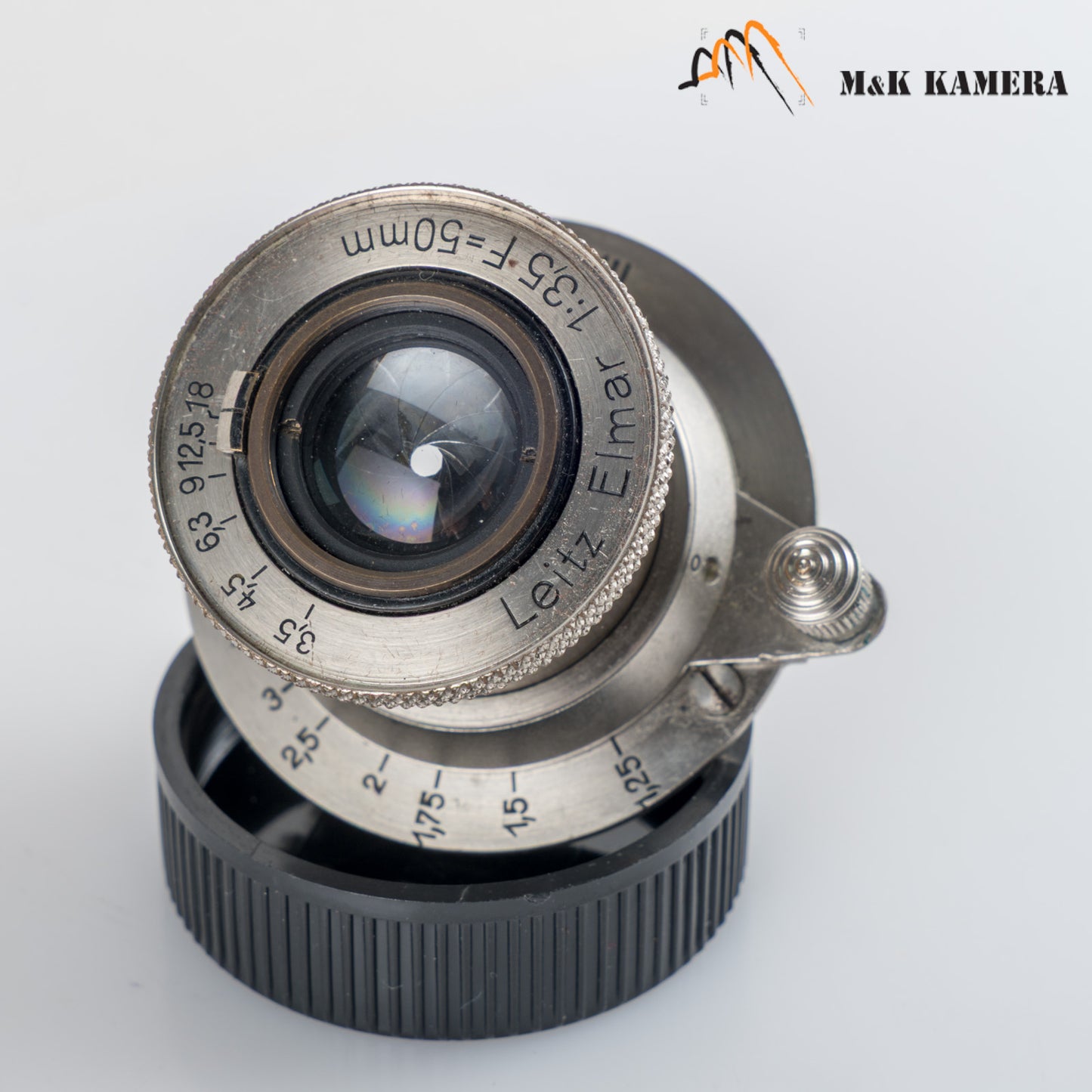 Leica Elmar L39 50mm/F3.5 Nickel plated Lens LTM Germany Nickel #11132