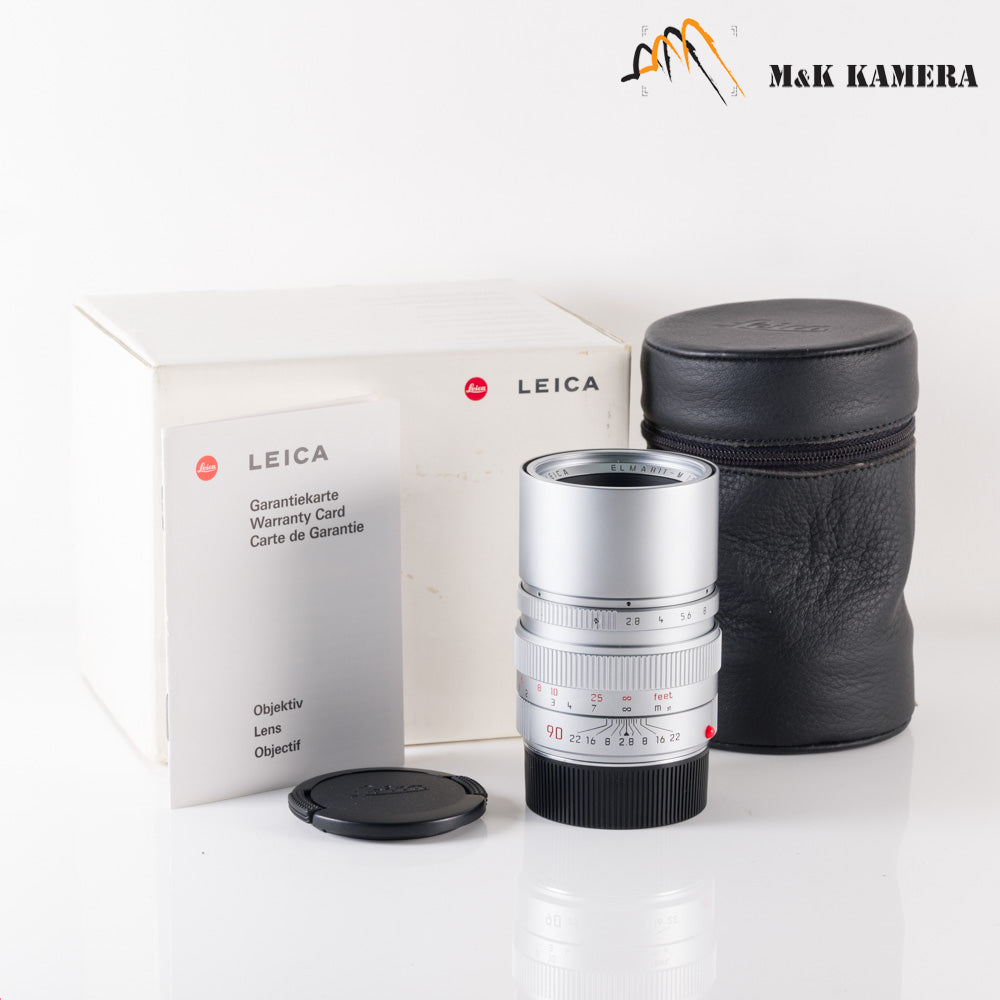 Leica Elmarit-M 90mm/F2.8 E46 Ver.II V2 Silver Lens Yr.1996 Germany 11808 #86135