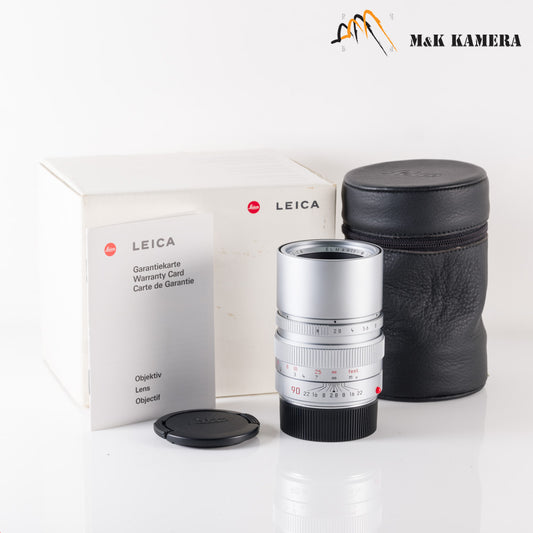 Leica Elmarit-M 90mm/F2.8 E46 Ver.II V2 Silver Lens Yr.1996 Germany 11808 #86135