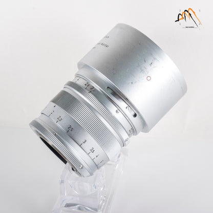 LEITZ Leica Hektor L39 125mm/F2.5 Visoflex lens Silver Lens Yr.1953 LTM Canada #11627