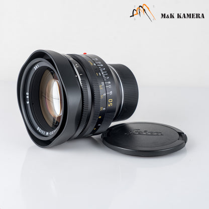 Leica Noctilux-M 50mm/F1.0 E60 V4 Ver.IV Lens Yr.1996 Canada 11822 #12135