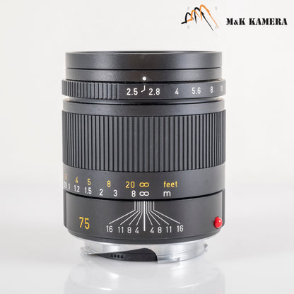 Leica Summarit-M 75mm/F2.5 Lens Germany 11645 #12024
