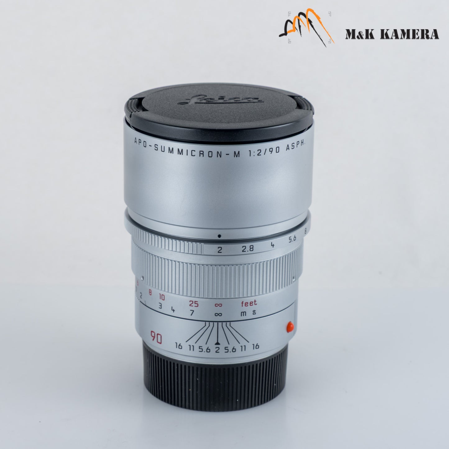 Leica APO-Summicron-M 90mm/F2.0 ASPH Silver Boxed Rare 11885 #64335