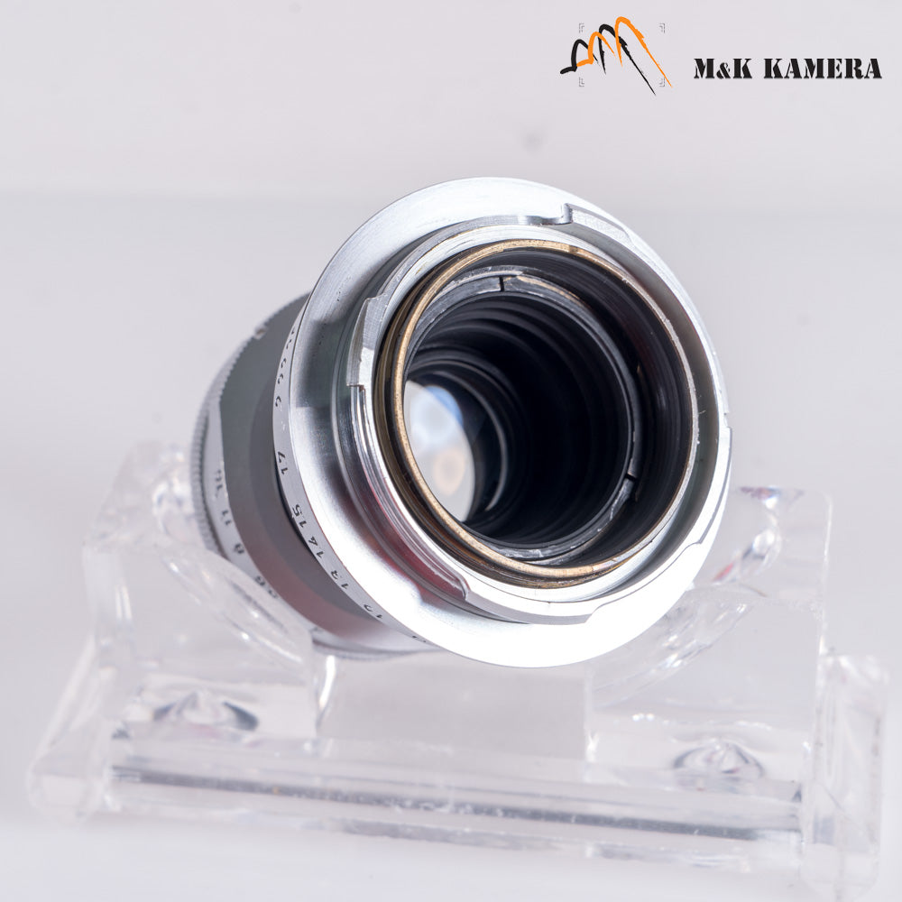 LEITZ Leica Elmar M 50mm/F2.8 Ver.I Silver Lens Yr.1960 Germany #10702