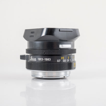 LEITZ Leica Summicron-M 35mm/F2.0 Ver.4 7 Elements Black 1913-1983 Lens Yr.1982 Canada #23844