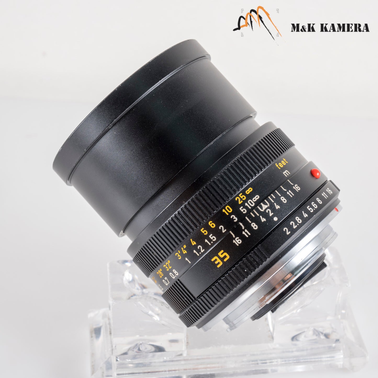 LEITZ Leica Summicron-R 35mm/F2.0 E55 Ver.II V.2 Black Lens Yr.1981 #12029
