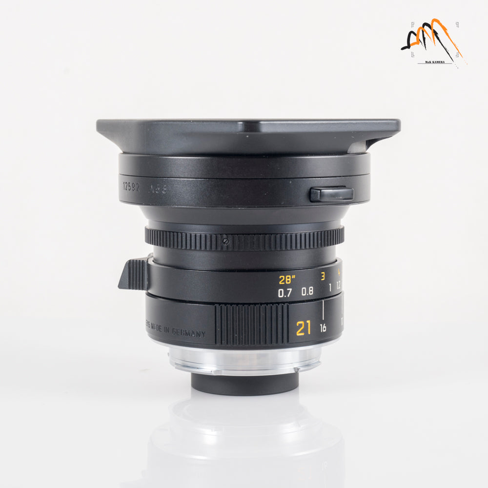 Leica Elmarit-M 21mm/F2.8 ASPH Black Lens Yr.2001 Germany 11135 #11412