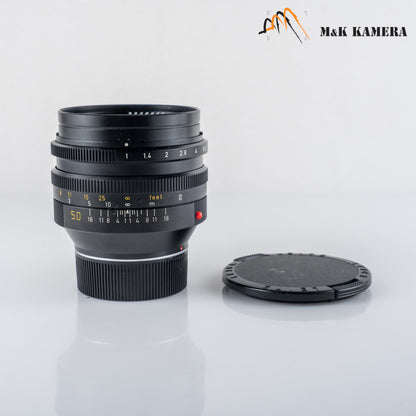 LEITZ Leica Noctilux-M 50mm/F1.0 E60 III Lens Yr.1982 Canada #23895