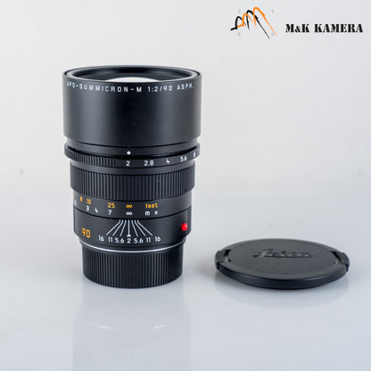 Leica APO-Summicron-M 90mm/F2.0 ASPH 11884 Black 6 bit coded 11884 #12057