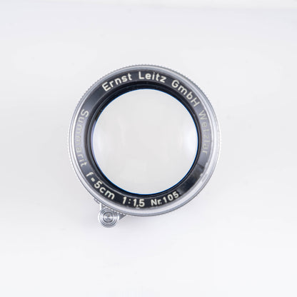 LEITZ Leica Summarit L39 50mm/F1.5 Lens Yr.1953 LTM Germany #11045