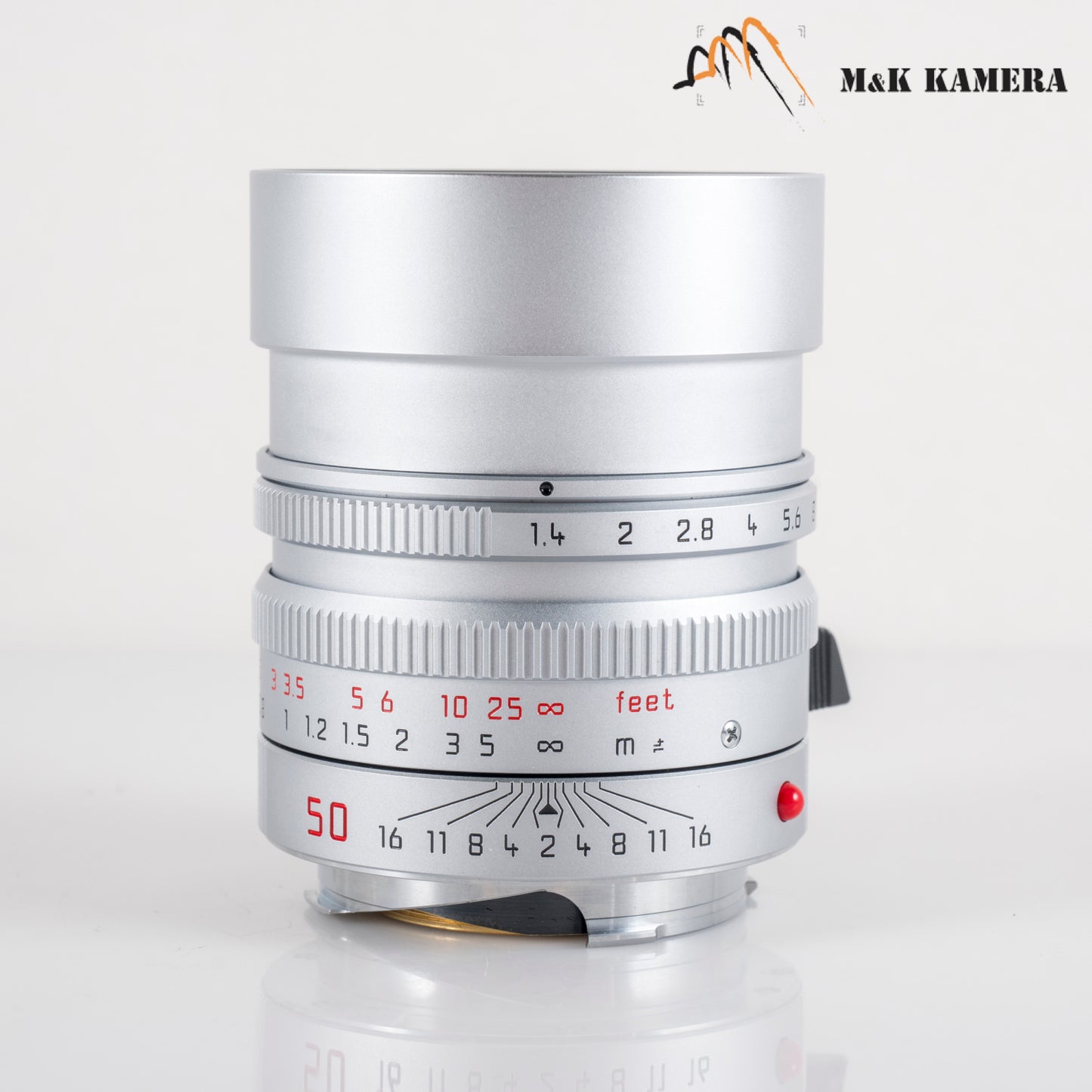 Leica Summilux-M 50mm/F1.4 E46 ASPH Silver Lens Germany 11892 #23887