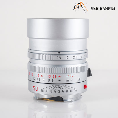 Leica Summilux-M 50mm/F1.4 E46 ASPH Silver Lens Germany 11892 #23887