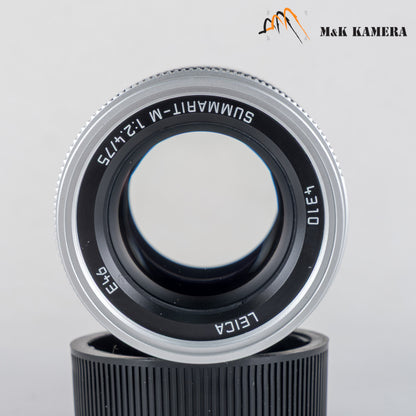 Leica Summarit-M 75mm/F2.4 Silver Lens Germany 11683 #12160