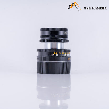 Leica Elmar-M 50mm/F2.8 Ver.II Black Lens Yr.1995 Germany 11831 #69980