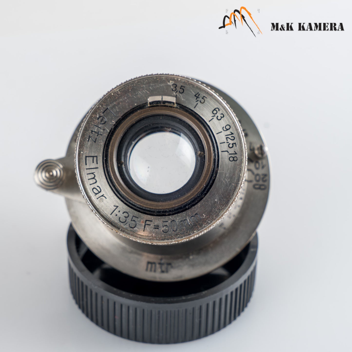 Leica Elmar L39 50mm/F3.5 Nickel plated Lens LTM Germany Nickel #11132
