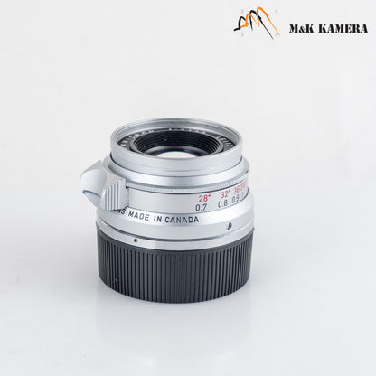 LEITZ Leica Summicron-M 35mm/F2.0 Ver.I 8 Elements Lens Yr.1963 Canada #12137