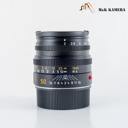 Leica Summicron-M 50mm/F2.0 Ver.V Black 6bit boxed 11826 #23952