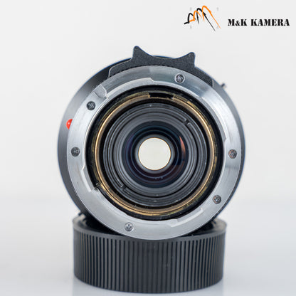 LEITZ Leica Elmarit M 21mm/F2.8 E60 Pre-A Black Lens Yr.1983 Canada #23943