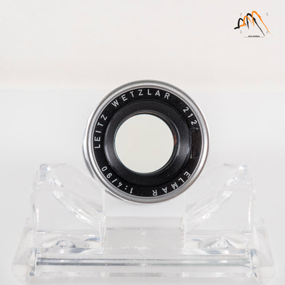 LEITZ Leica Elmar M 90mm/F4.0 E39 Ver.II V2/ 3 Elements Silver Lens Yr.1965 Germany 11830 #11546