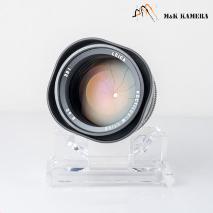 Leica Noctilux-M 50mm/F1.0 E60 V4 Ver.IV Lens Yr.1996 Canada 11822 #12135