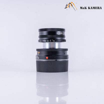 Leica Elmar-M 50mm/F2.8 Ver.II Black Lens Yr.1995 Germany 11831 #69980