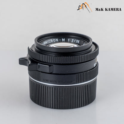 Leica Summicron-M 35mm/F2.0 Ver.4 7 Elements Black Lens Yr.1986 Canada 11310 #88932