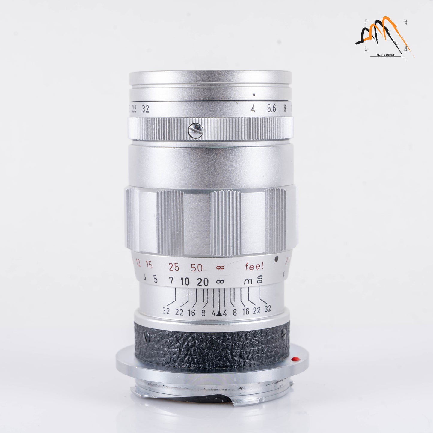 LEITZ Leica Elmar M 90mm/F4.0 E39 Ver.II V2/ 3 Elements Silver Lens Yr.1962 Germany 11830 #11237