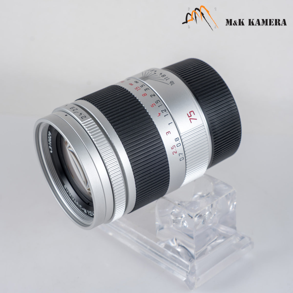 Leica Summarit-M 75mm/F2.4 Silver Lens Germany 11683 #12160