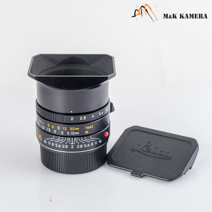Leica Summicron-M 35mm/F2.0 E39 ASPH Ver.II 11673 Black Lens Germany 11673 #88782