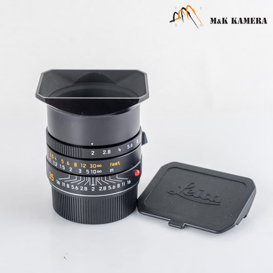Leica Summicron-M 35mm/F2.0 E39 ASPH Ver.II 11673 Black Lens Germany 11673 #88782