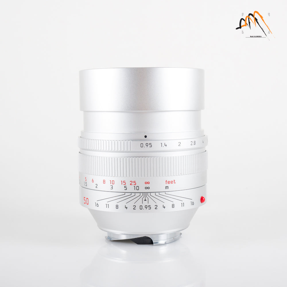 Leica Noctilux-M 50mm/F0.95 ASPH 11667 Silver Lens Germany 11667 #23802