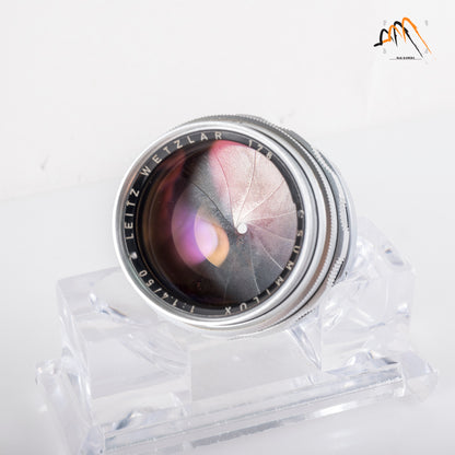 LEITZ Leica Summilux M 50mm/F1.4 Ver.I Silver Lens Yr.1960 Germany 11114 #23700