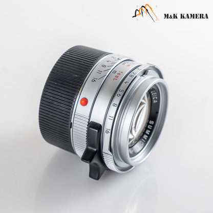 Leica Summicron-M 35mm/F2.0 Ver.4 7 Elements Rare Silver Lens Yr.1995 Germany 11311 #88694