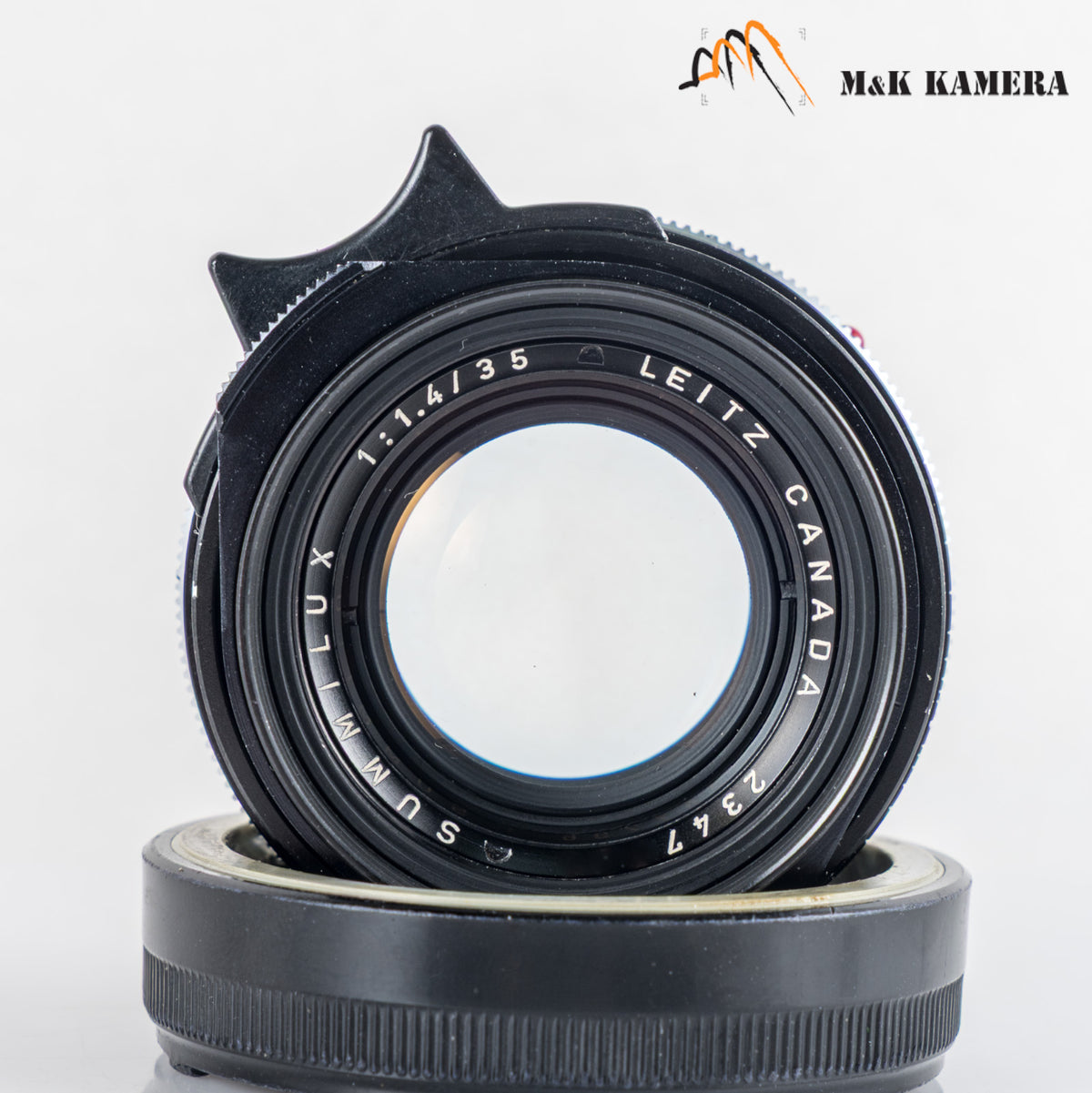 LEITZ Leica Summilux M 35mm/F1.4 Pre-Asph Black Lens Yr.1969 Canada #12126