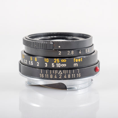 LEITZ Leica Summicron-C 40mm/F2.0 Serie 5.5 Lens Yr.1973 Germany #11956