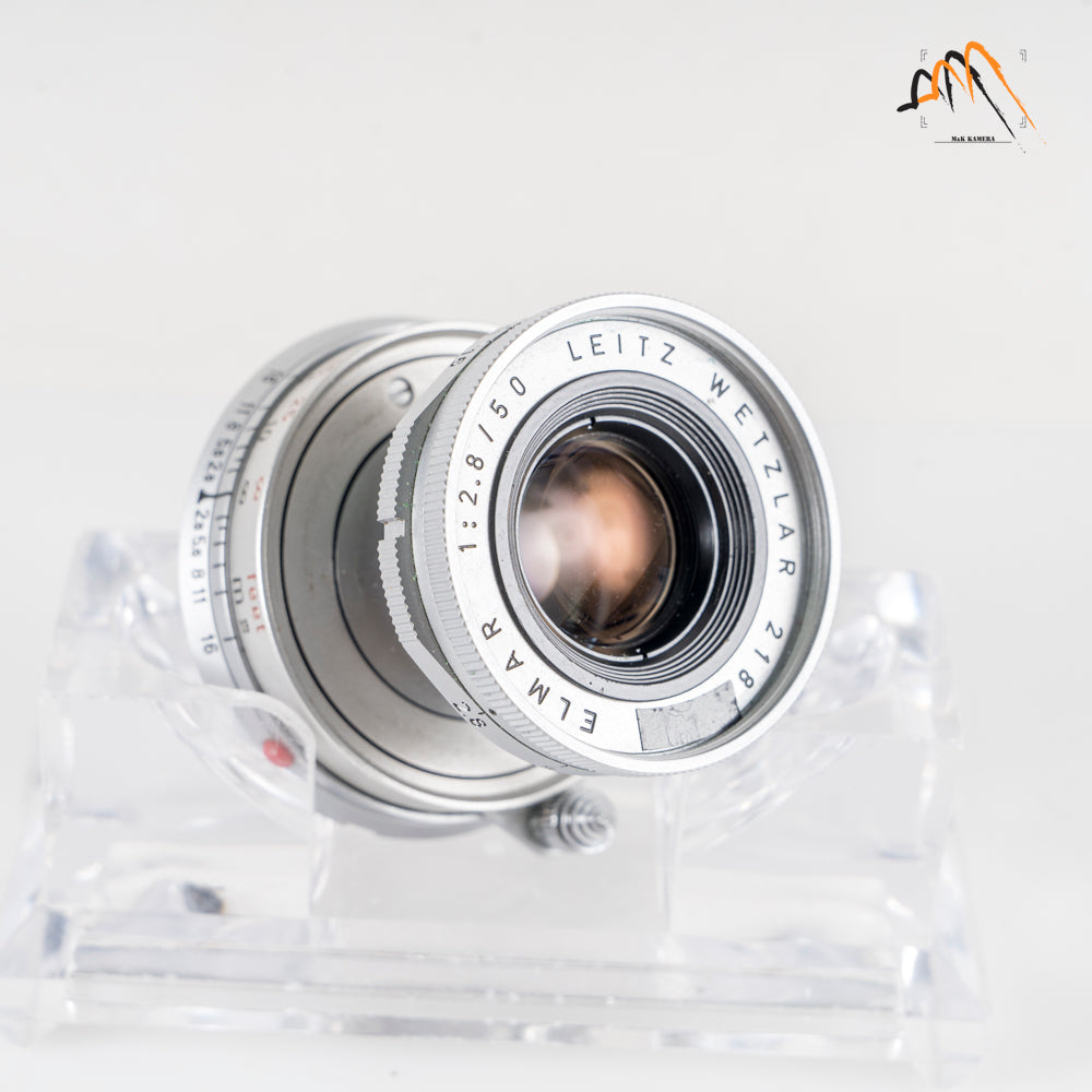 LEITZ Leica Elmar M 50mm/F2.8 Ver.I Silver Lens Yr.1966 Germany #11287