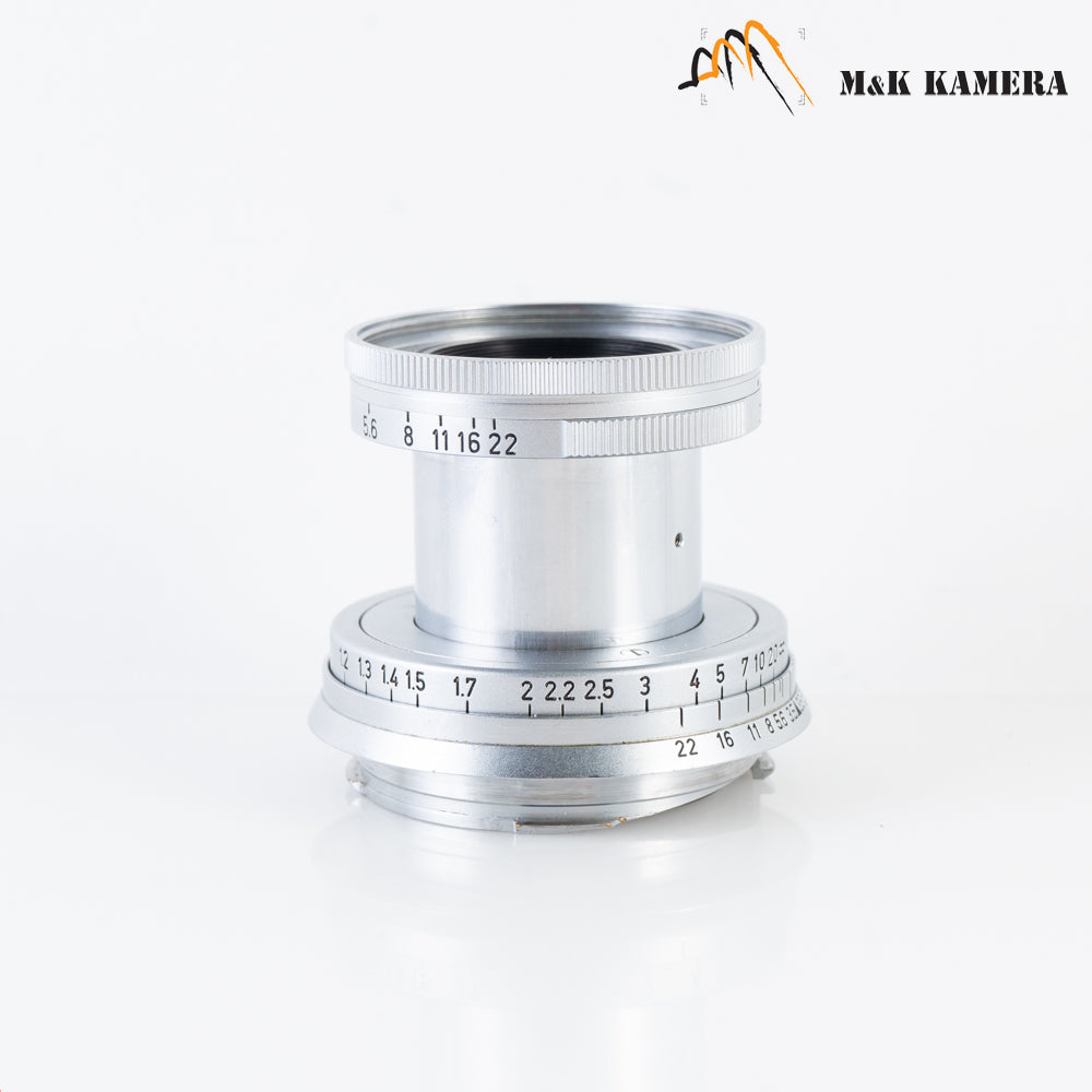 LEITZ Leica Elmar M 50mm/F3.5 E39 Silver Lens Yr.1954 Germany #87875
