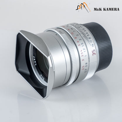 Leica Summilux-M 35mm/F1.4 ASPH/ FLE Silver Lens Germany 11675 #12110