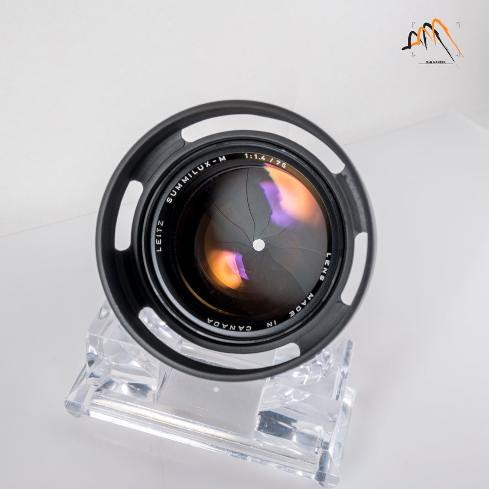 Leica Summilux-M 75mm/F1.4 Ver.I with hood 12539 11814 #11558
