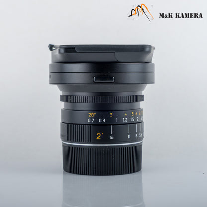 Leica Elmarit-M 21mm/F2.8 ASPH Black 6 bit coded 11135 #12094