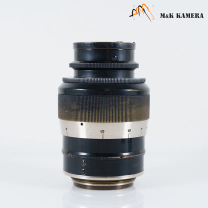 LEITZ Leica Elmar L39 90mm/F4.0 Fat/ Rare Black Paint Lens LTM Germany Fat #23190