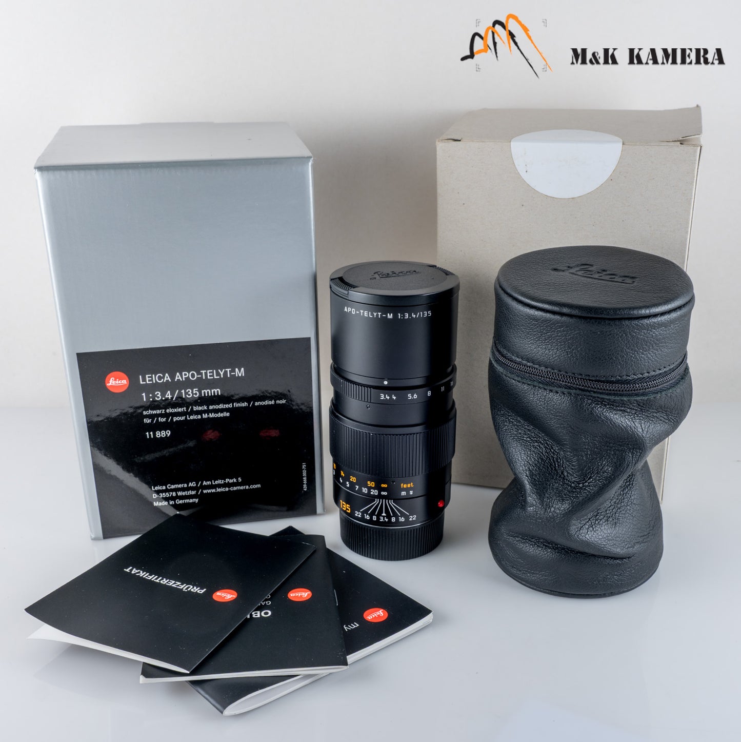 Leica APO-Telyt-M 135mm/F3.4 E49 boxed 6 bit coded 11889 #12059