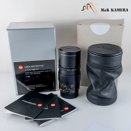 Leica APO-Telyt-M 135mm/F3.4 E49 boxed 6 bit coded 11889 #12059