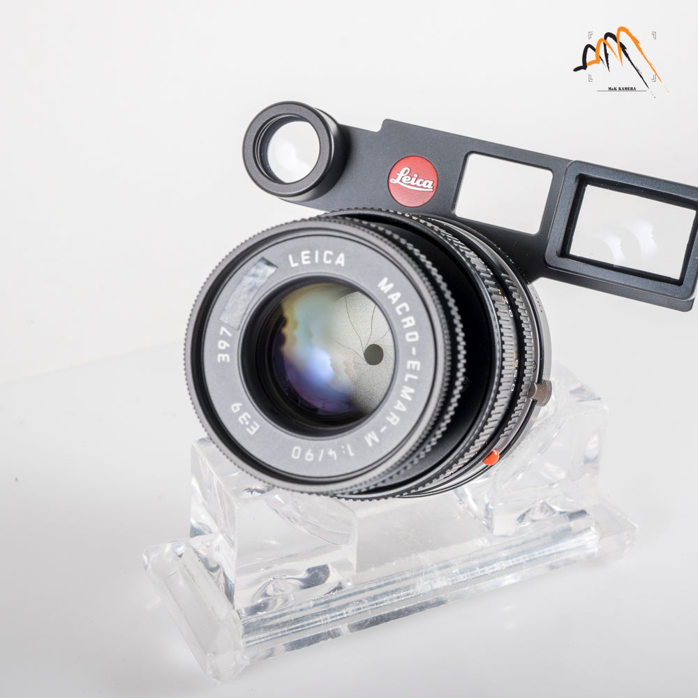 Leica Macro-Elmar-M 90mm/F4.0 Black with goggle 14409 11633 #11810