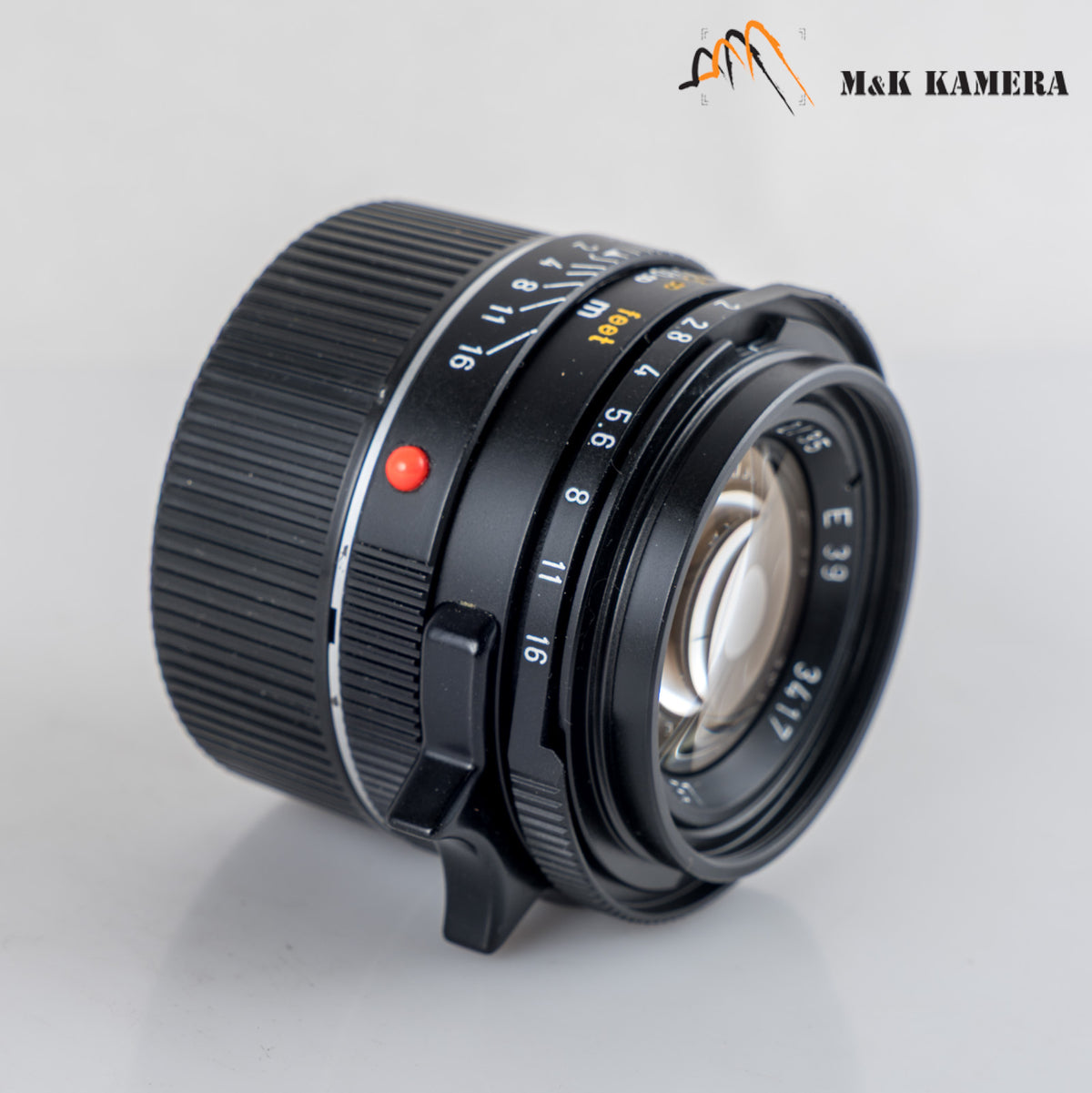 Leica Summicron-M 35mm/F2.0 Ver.4 7 Elements Black Lens Yr.1986 Canada 11310 #88932