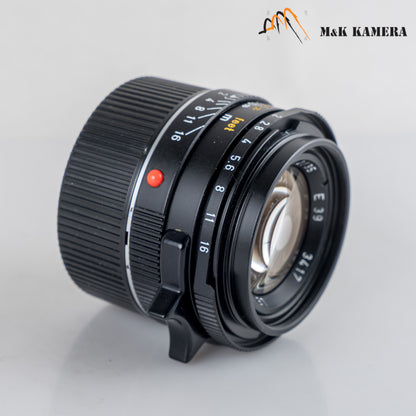 Leica Summicron-M 35mm/F2.0 Ver.4 7 Elements Black Lens Yr.1986 Canada 11310 #88932