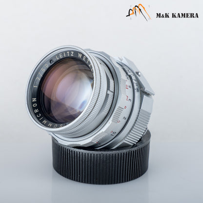 LEITZ Leica Summicron M 50mm/F2.0 Ver.II V2/ Dual Range DR Lens Yr.1961 #23982