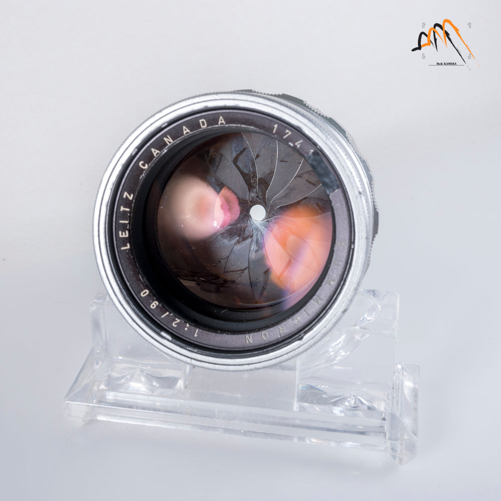  Leica Summicron L39 90mm/F2.0 Ver.I V1 Silver Lens #11543